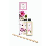 ipuro Flower Bowl - Recambio para ambientadores con notas florales - Recarga de aceite aromático con varillas aromáticas - ambientador difusor de ambientador - Botella de recambio de 200 ml