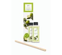 ipuro Lime Light - Recambio de ambientador barato con notas florales y brillantes - Recarga de aceite aromático - Botella de recambio de 200 ml - Incluye varillas aromáticas (1 unidad)