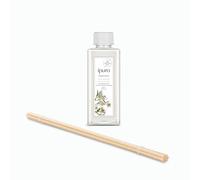 ipuro Recambio de ambientador Essentials White Lily 200 ml - Refill ambientador con melocotón, lirio de los valles, jazmín, clavel, almizcle blanco y cedro aroma - ambientador ambientador