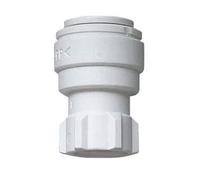 IPW Industries Inc - John Guest - Conector de grifo de polipropileno de conexión rápida de 7/16 pulgadas UNS / 1/4 pulgadas OD/Single- PP3208U7W