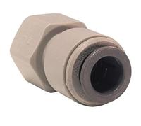 IPW Industries Inc - John Guest - Conector hembra de acetal de conexión rápida de 3/8 pulgadas OD / 3/8 pulgadas FFL / PI4512F6S