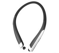 Ipx4 Auriculares impermeables 1 par Auriculares inalámbricos con banda para el cuello Hbs-1100 con sonido estéreo HD y cancelación de ruido para deportes, correr, gimnasio, entrenamiento, negro (negro