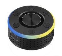 IPX7 Impermeable Ducha Altavoz Inalámbrico Portátil para Mini Con para Radio FM Para Baño Piscina Viajes al aire libre Uso Negro (Azul)