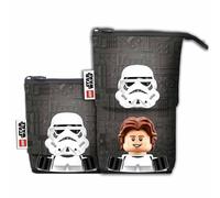 IQ LEGO Star Wars - Estuche desplegable para lápices - Stormtrooper/Han Solo (53461)
