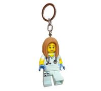 IQ Llavero icónico de enfermera veterinaria, llavero LED, bloque de luz, muñeca articulada, mini figura