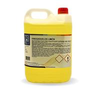 IQG Fregasuelos 5L Limpiador de Suelos Perfumado y Concentrado con pH Neutro para Mármol, Terrazo, Cerámico, Parket (Limón)