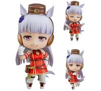 IQITOYS Figura de Mejiro McQueen de 10 cm, diseño de barco dorado y Riceshower, figura de anime de Derby, modelo móvil, decoración de escritorio, material de PVC, regalo para fanáticos (barco dorado)