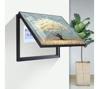 IQOAIJ Cubierta de Caja de fusibles, Cubierta de Panel eléctrico de gabinete, medidor Oculto Decorativo, Caja de medidor eléctrico, Pintura Decorativa montada en la Pared,09,40X30cm