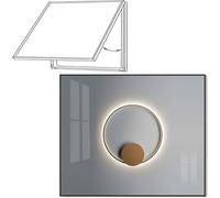 IQOAIJ Tapa Contador Moderno Sencillo Medidores Eléctricos Decorativos, Fácil De Colgar Y Desmontable Caja Eléctrica Cubierta/Pintura Decorativa De Cajas,01,45X35