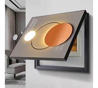 IQOAIJ Tapa Contador Moderno Sencillo Medidores Eléctricos Decorativos, Fácil De Colgar Y Desmontable Caja Eléctrica Cubierta/Pintura Decorativa De Cajas,03,60X50