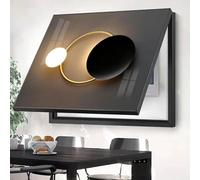 IQOAIJ Tapa Contador Moderno Sencillo Medidores Eléctricos Decorativos, Fácil De Colgar Y Desmontable Caja Eléctrica Cubierta/Pintura Decorativa De Cajas,02,40X30