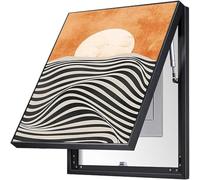 IQOAIJ Tapa Decorativa Cuadro Electrico Cuadro Electrico Creativa Cubierta Simple Contadores Decorativos Caja Medidor Eléctrico Pintura Decorativa,08,40X50