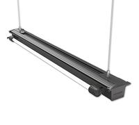 iQuatics 60 cm (2 pies) lámpara colgante de acuario, unidad de iluminación doble T5 de 2 tubos