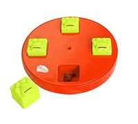 Iquities Alimentador de Rompecabezas para Perros, Juguete Interactivo Duradero para Perros, dispensador de golosinas de Rueda alimentador Lento para Perros