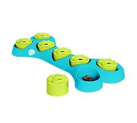 Iquities Dispensador de golosinas para Perros con Rompecabezas de Hueso, alimentador Lento para Perros de Entrenamiento de Cerebro, Juguete Interactivo IQ para Perros