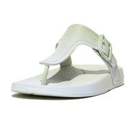 Iqushion Iridescent Adjustable Buckle Flip-Flops