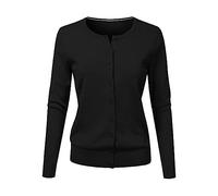 IQYU Chaqueta de punto corta para mujer, chaqueta de verano de punto fino, chaqueta corta de verano, abrigo de punto, bolero, chaqueta de entretiempo, ligera, chaqueta de primavera, verano, chaqueta