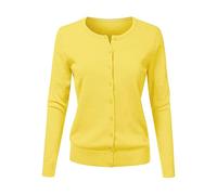 IQYU Chaqueta de punto corta para mujer, chaqueta de verano de punto fino, chaqueta corta de verano, abrigo de punto, bolero, chaqueta de entretiempo, ligera, chaqueta de primavera, verano, chaqueta