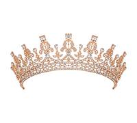 IQYU e Muñequeras para mujer y niña, princesa, elegante, con peines, diademas, novias, bodas, bailes, cumpleaños, ayuda para enhebrar cuentas para barba (WH2, talla única)