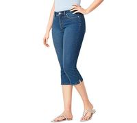 IQYU Pantalones vaqueros para mujer de 7/8 de longitud, elásticos, capri, pantalones cortos de verano 3/4, pantalones piratas de cintura alta, pantalones vaqueros elásticos, bermudas, pantalones