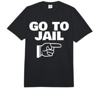 IR a la Cárcel Señalando con el Dedo IR A LA CLA Comfort Colors Adult Heavyweight T-Shirt
