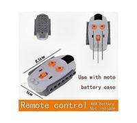 (IR Control) Lego Technic Power Functions Parts Lot with Motor, Remote, Receiver & Battery Box for Building Sets