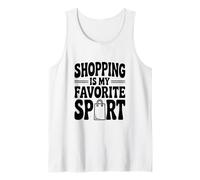 IR de Compras es mi diversión Deportiva Favorita Camiseta sin Mangas