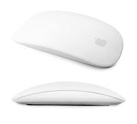 IRAINSUN Funda de silicona para mouse Apple Magic Mouse 1 y 2, a prueba de caídas, a prueba de polvo, cubierta ultrafina (blanco)