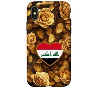 Irak Bagdad Irak Home Irak Mapa árabe Irak I Love Irak Bandera Carcasa para iPhone X/XS