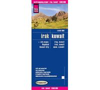 Irak, Kuwait, mapa de carreteras impermeable. Escala 1:850.000. Reise Know-How. (Iraq and Kuwait (1:850.000))