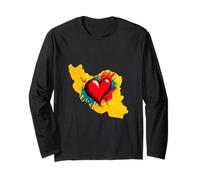 Irán Amor Corazón Símbolo de Paz | Libertad Persa Manga Larga