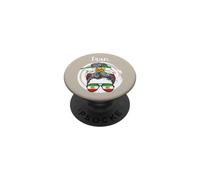 Irán, Bandera iraní, Chica de Irán, Mujeres iraníes Chicas PopSockets PopGrip Adhesivo