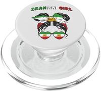 Irán, Bandera iraní, Chica de Irán, Mujeres iraníes Chicas PopSockets PopGrip para MagSafe