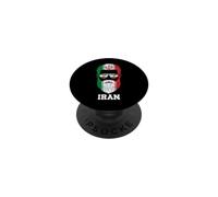Iran Flag Iranian Dad Mens PopSockets PopGrip Adhesivo