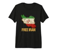 Irán Libre - Bandera de Libertad de Paz y Esperanza Camiseta Premium