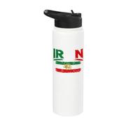 Iran Lion Sun Flag,Iran,Persian,Flag of Iran Men Women Stainless Steel Insulated Water Bottle
