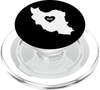 Irán Mapa Corazón Persa PopSockets PopGrip para MagSafe