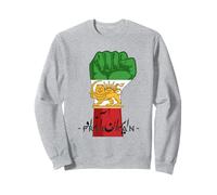 Irán PUÑO Bandera del Sol del LEÓN, Irán Libre, Caligrafía farsi Sudadera
