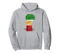 Irán PUÑO Bandera del Sol del LEÓN, Irán Libre, Caligrafía farsi Sudadera con Capucha