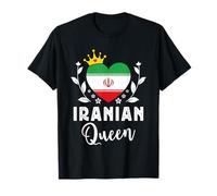 Iranian Queen Iran Flag Proud Iranian Woman Camiseta