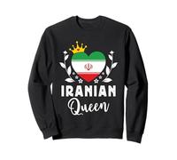 Iranian Queen Iran Flag Proud Iranian Woman Sudadera