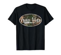 Iraq Vets Patriotic Military Camo Classic Design Camiseta