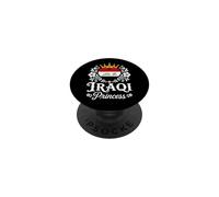 Iraqi Princess Iraq Flag Proud Iraqi Girl PopSockets PopGrip Adhesivo