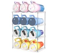 Irayin Botellero Frigorifico Apilable, Botellero de Vino para Nevera, Armario, Encimera, Organizador de Botellas Frigorifico Plástico, Despensa, Capacidad para 12 Botellas