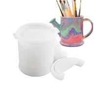 Ircading puede molde de silicona - cavidad multiusos, forma de hervidor de molde -da -te artístico | Jardinera de alimentación a mano de fabricación hecha a mano, diseño de modelado de arcilla a