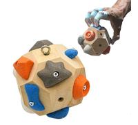 IRCKONCI Bloque de Escalada Artesanal, Entrenador de Agarre de Dedos de Madera, Pelota de Entrenamiento for Escalada, desarrolla Fuerza y precisión, Regalos for escaladores.