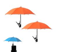IRCKONCI Paraguas De Teléfono for Sol, Protección UV, Protector Solar Ajustable for Teléfono con Clip, for Filmar, Mirar Y Acampar Al Aire Libre(Orange)