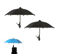 IRCKONCI Paraguas De Teléfono for Sol, Protección UV, Protector Solar Ajustable for Teléfono con Clip, for Filmar, Mirar Y Acampar Al Aire Libre(Black)