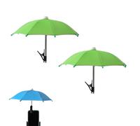 IRCKONCI Paraguas De Teléfono for Sol, Protección UV, Protector Solar Ajustable for Teléfono con Clip, for Filmar, Mirar Y Acampar Al Aire Libre(Green)
