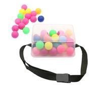 IRCKONCI Twerk Pong Party Games, 30 Pieces Ping pongs Balls with Waist Belt, Fun Toy, for Events Party Games Celebrations Physical